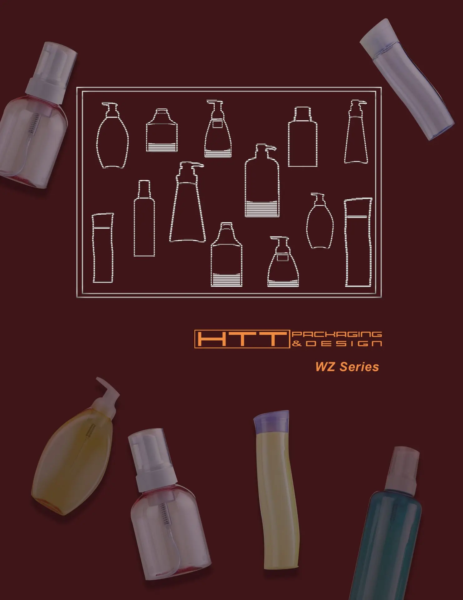 WZ Series custom airless pump bottle designs for preserving sensitive skincare formulations.